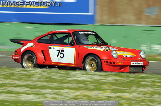 2008-04-26 Monza 1617 Classic Endurance Racing - Tuma - Porsche 911 RSR 1974